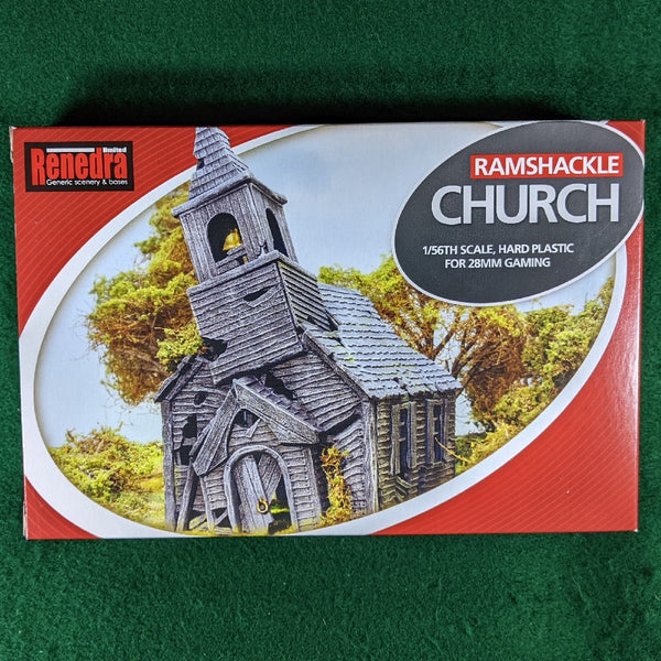 Ramshackle Church - Renedra hard plastic kit - 1/56th