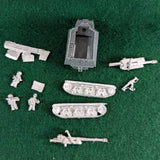 German Hotchkiss (7.5cm or 10.5cm) Assault Gun - resin + metal - Flames of War GE127