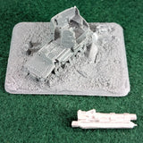 Destroyed Lorraine Schlepper Objective Marker - XX511 - Flames of War FOW