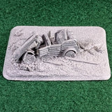 Crashed Kubelwagen Objective Marker - XX524 - Flames of War FOW