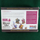 Mounted Knights Command 1150-1320 - Baron's War Box Set - Wargames Atlantic - 4 figures