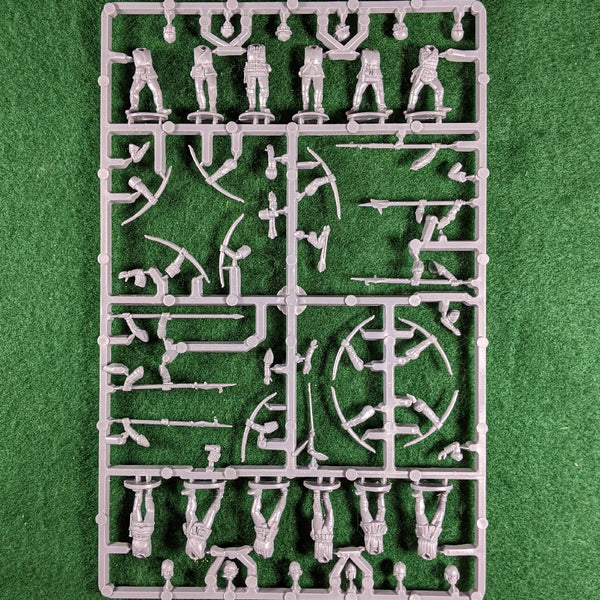 War of Roses Infantry Archers + Polearms sprue - Perry Miniatures
