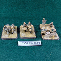 German DAK Motorcycle Recon - metal miniatures - Flames of War 15mm WWII - Painted