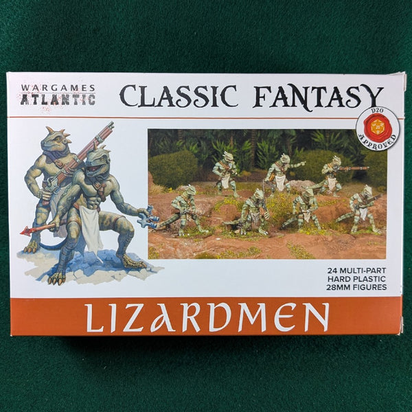 Lizardmen sprue fantasy or scifi - Wargames Atlantic - 24 figures