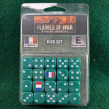 French Dice Set - Flames of War FR900 - 20 Dice