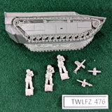 LVT(4) Amtrac - Flames of War metal + resin miniature