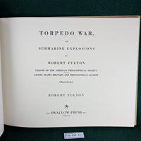 Torpedo War - Robert Fulton - Hardcover - Swallow Press