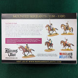 Mounted Serjeants 1150-1320 - Baron's War Box Set - Wargames Atlantic - 12 figures
