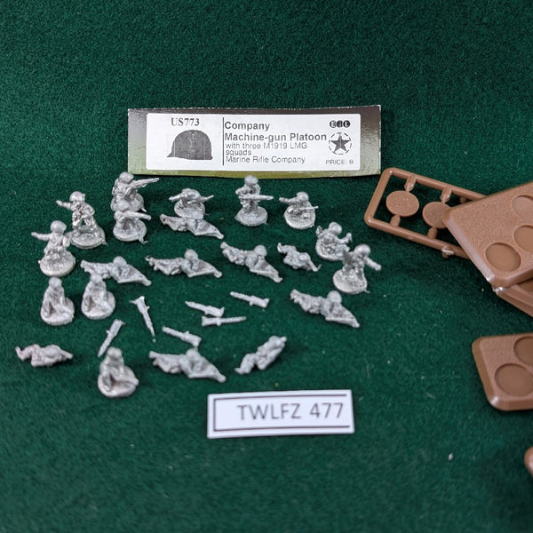 US Marine Company Machine-gun Platoon - US773 - Flames of War metal miniatures