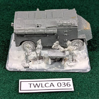 Captured AEC Armoured Command Vehicle Mammut - metal/resin miniatures - Flames of War 15mm WWII - Unpainted
