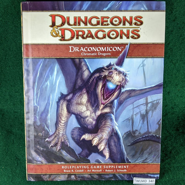 Draconomicon Chromatic Dragons - Dungeons & Dragons 4th Edition - hardback