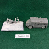 Captured AEC Armoured Command Vehicle Mammut - metal/resin miniatures - Flames of War 15mm WWII - Unpainted