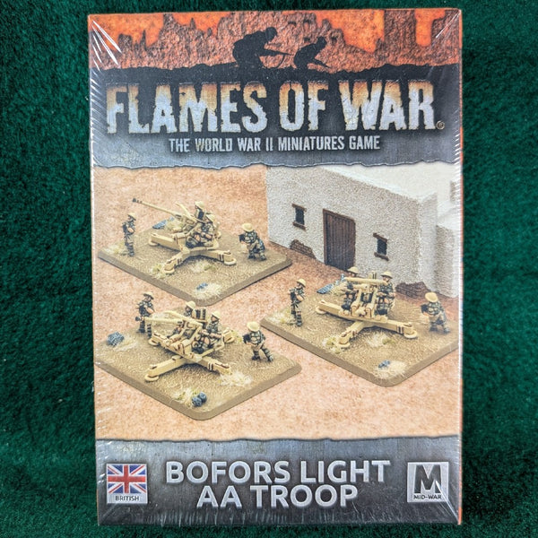 British Bofors Light Anti-Aircraft Troop - BBX36 - Flames of War 15mm WWII
