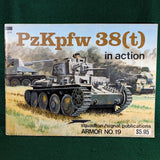 PzKpfw 38(t) in Action - Armor Number 19 - Squadron/Signal Publications - Softcover