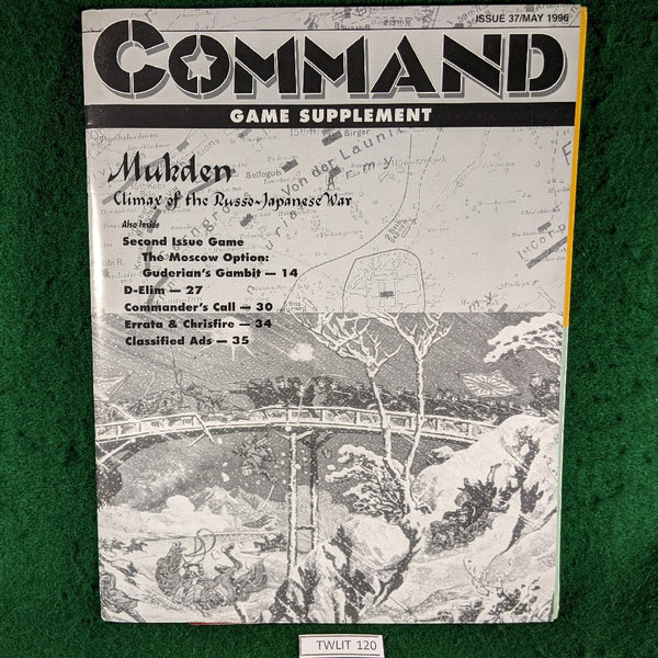 Mukden Climax of the Russo-Japanese War - Command Magazine #37 GAME ONLY - Unpunched