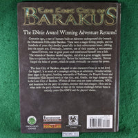 The Lost City of Barakus - Frog God Games - d20 or Pathfinder - hardcover