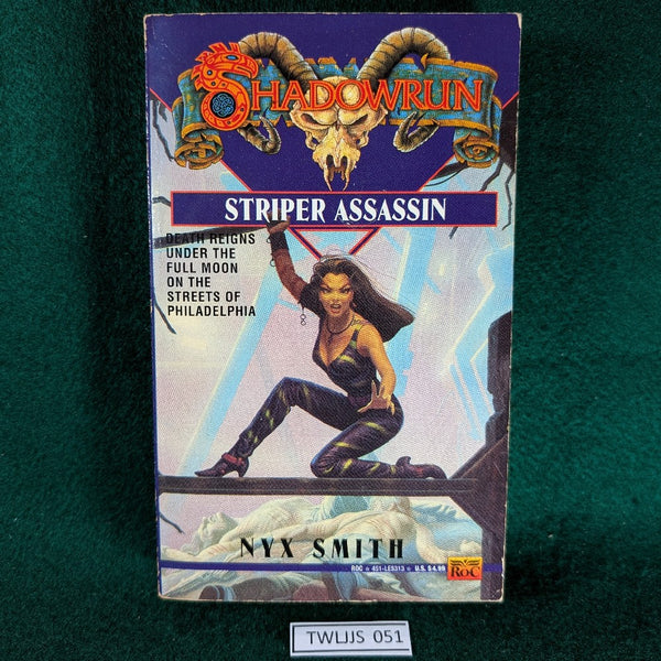 Striper Assassin - Shadowrun novel - Nyx Smith - Softcover