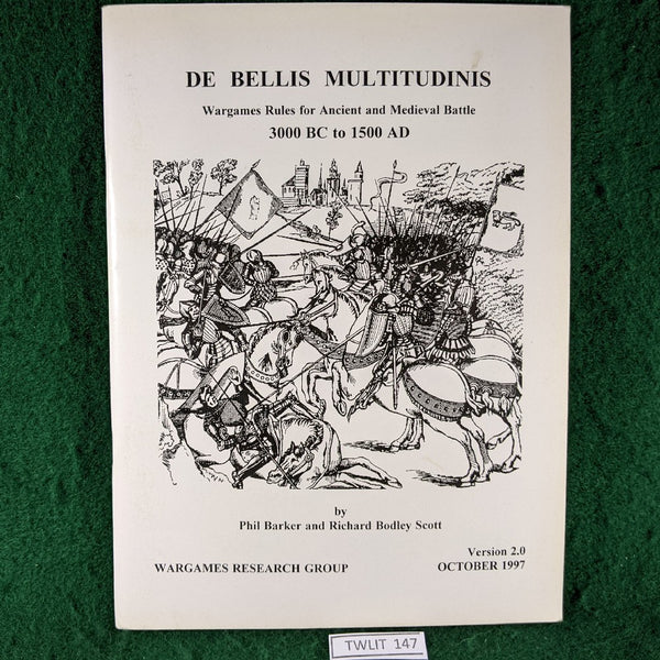De Bellis Multitudinis DBM Version 2.0 - Wargames Research Group - October 1997
