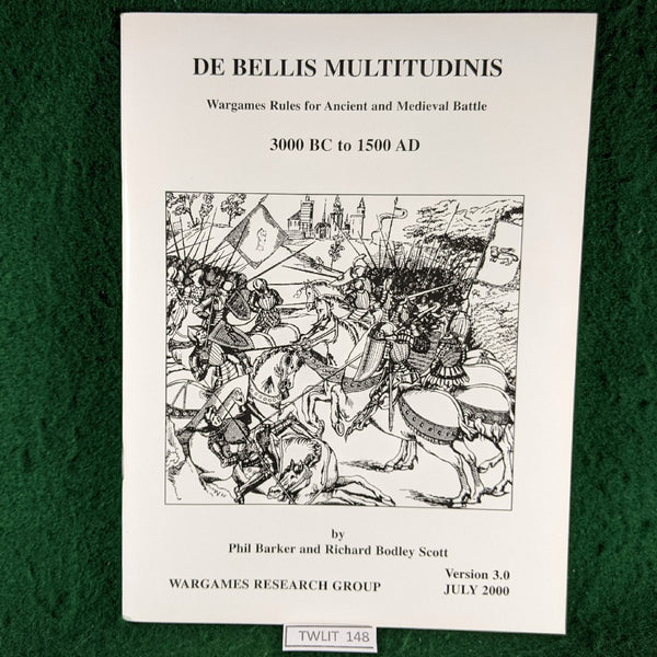 De Bellis Multitudinis DBM Version 3.0 - Wargames Research Group - July 2000