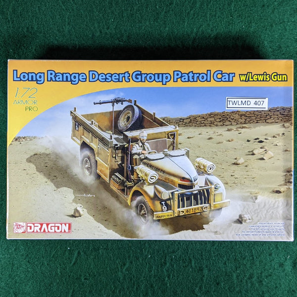 Long Range Desert Group (LRDG) Patrol Car w/Lewis Gun kit- Dragon Models 7439 - 1/72