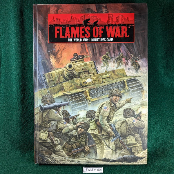 Flames of War 2nd edition Rulebook - hardcover - OOP