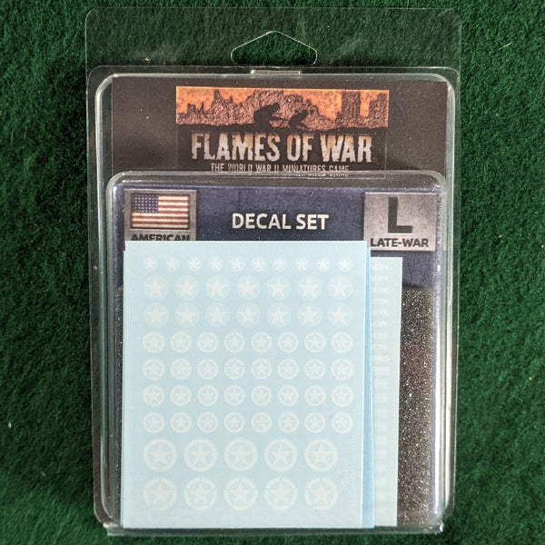 US WWII Decal Set - US941 - Flames of War 15mm