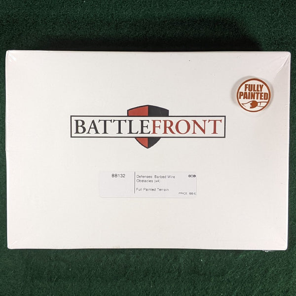 Barbed Wire Sections - BB132 - Pre-painted - Battlefield In A Box