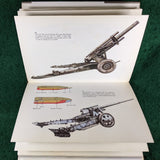 Artillery in Colour 1920-1963 - Ian Hogg - Arco/Blandford Colour Series - Ex-library book