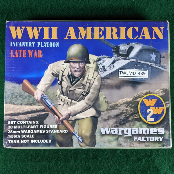 WWII American Infantry Platoon - 30 figures - Wargames Factory