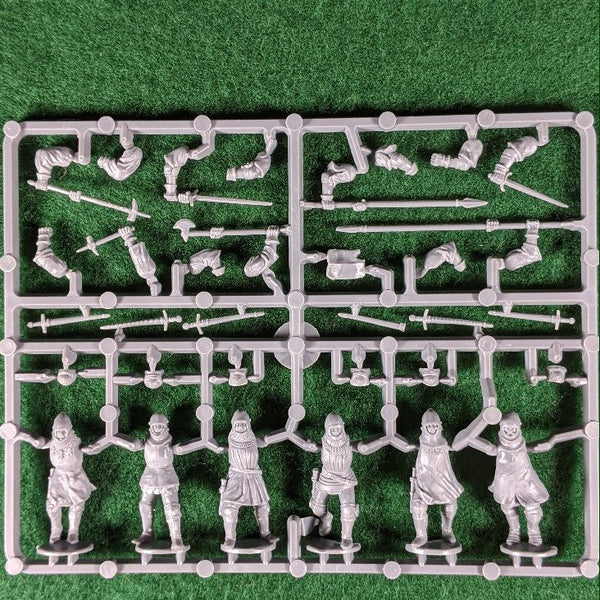 28mm Perry Agincourt French Men At Arms Sprue 6 figures