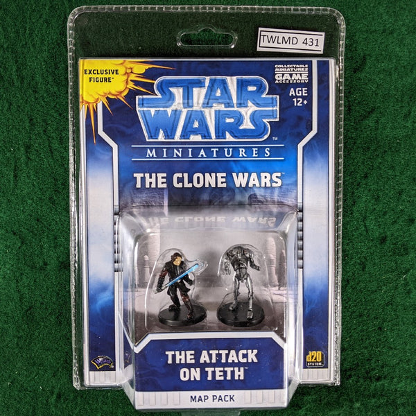 The Attack On Teth - Star Wars Miniatures - Clone Wars - still sealed