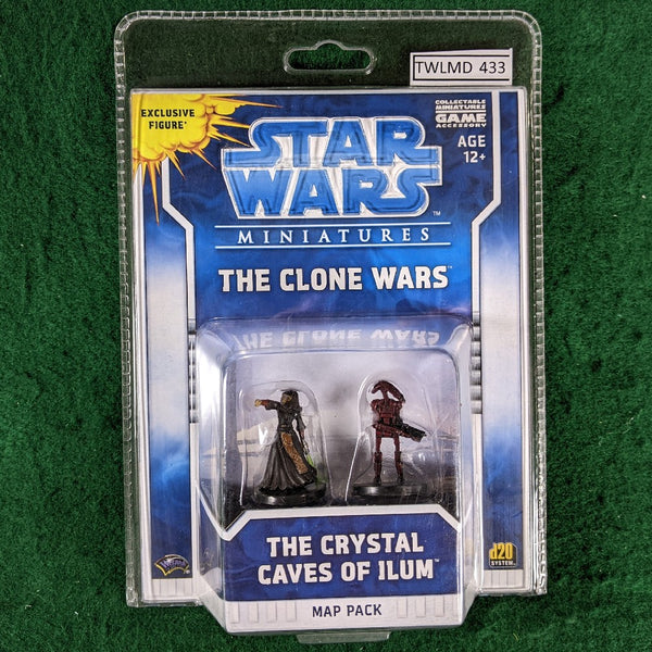 The Crystal Caves of Ilum - Star Wars Miniatures - Clone Wars - still sealed
