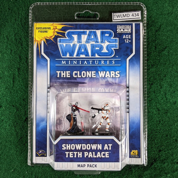 Showdown At Teth Palace - Star Wars Miniatures - Clone Wars - still sealed