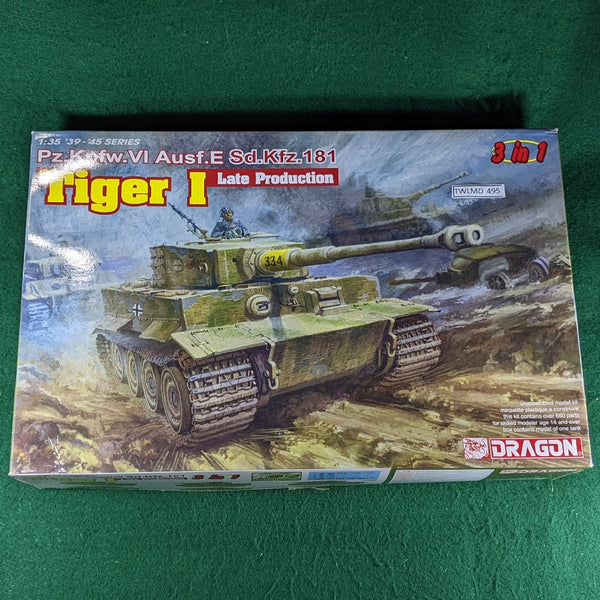 German Tiger I Late Production kit - 1/35 - Dragon 6406