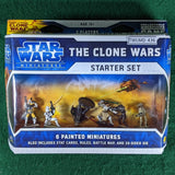 Star Wars Miniatures - Clone Wars Starter - still sealed, loose figures