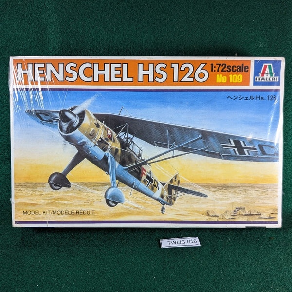 Henschel HS126 kit - 1/72 - Italeri 109 - Sealed box