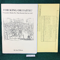 For King or Faith? - Wargames Rules for 1562-1607 - Gosling Press