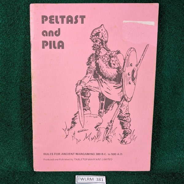 Peltast and Pila - Wargames Rules for Ancients 300BC to 500AD - Tabletop Warfare