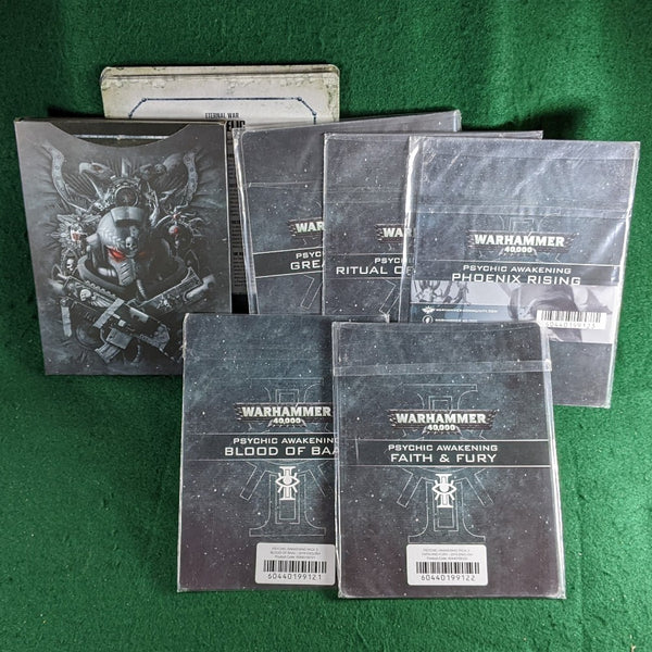 Warhammer 40K 8th edition Mission Tiles + All 5 Psychic Awakening Missions