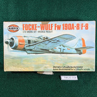 Focke-Wulf Fw 190A-8/F-8 kit - 1/72 - Airfix 02063-7 - damaged decal sheet