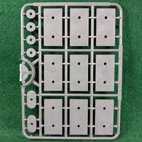 20x40mm Rectangular Lipped Wargaming Bases with Magnet Holes - Wargames Atlantic