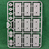 20x40mm Rectangular Lipped Wargaming Bases with Magnet Holes - Wargames Atlantic