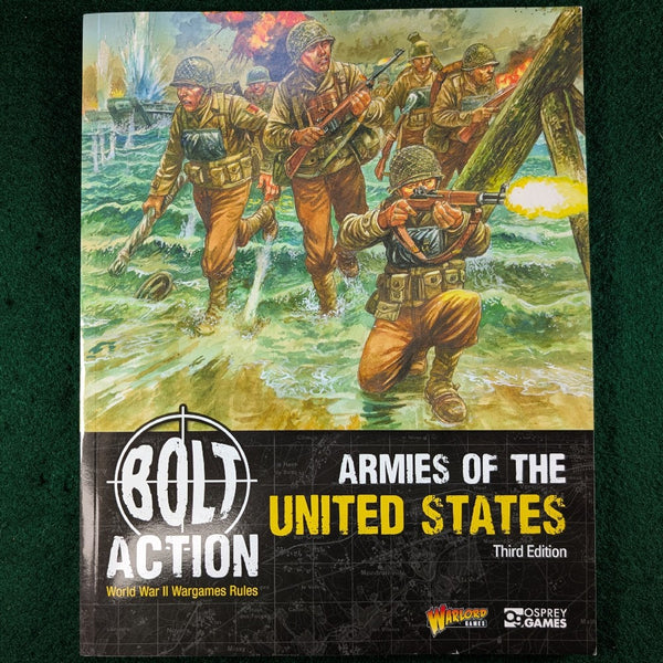 Armies of the United States 3rd Edition - Bolt Action book - Warlord Games - softcover
