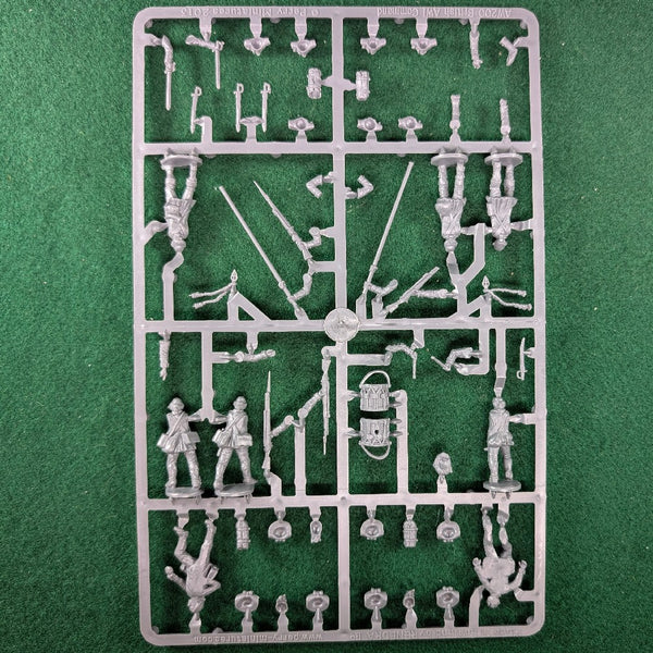 American War of Independence British Command - 1 Sprue - 6 Miniatures - Perry
