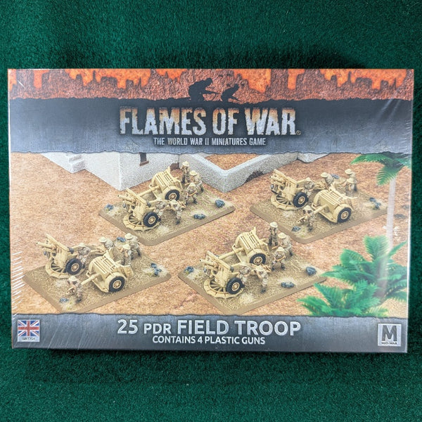British 25 pdr Field Troop - BBX33 - Flames of War 15mm WWII
