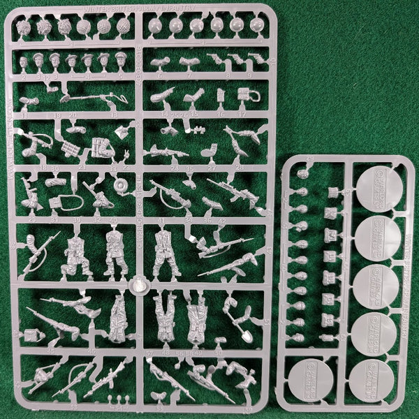 Bolt Action Late War British + Canadian Winter Infantry - 1 Sprue - 6 Miniatures