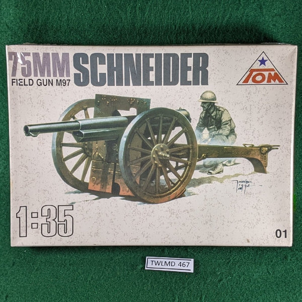 75mm Schneider M97 Field Gun - 1/35 - TOM 01