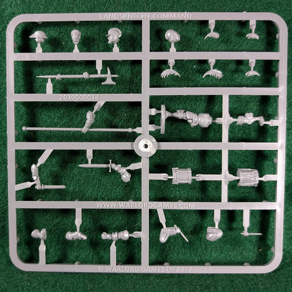 Landsknechts Command sprue - 1 plastic figure - Warlord Games