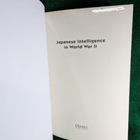 Japanese Intelligence in World War II - Ken Kotani - hardcover