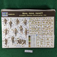 Move, move, move!!! US Soldiers Operation Overlord 1944 - 1/35 - Master Box MB35130